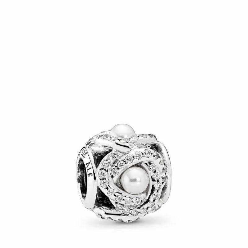 Pandora Luminous Love Knot Charm Silver Egypt CU3186054